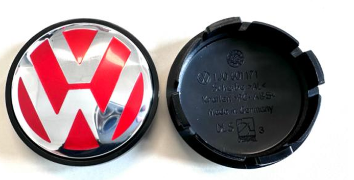 Volkswagen Wheel Center Caps Set of 4 – 56mm 60mm 62mm 65mm 70mm 75mm Replacement Hub Caps for VW Golf, Passat, Jetta, Tiguan, Polo & More