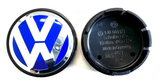 Volkswagen Wheel Center Caps Set of 4 – 56mm 60mm 62mm 65mm 70mm 75mm Replacement Hub Caps for VW Golf, Passat, Jetta, Tiguan, Polo & More