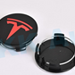 Tesla Wheel Center Caps Set of 4 – 56mm OEM Style Replacement Hub Caps for Tesla Model 3, Model Y, Model S & Model X