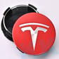 Tesla Wheel Center Caps Set of 4 – 56mm OEM Style Replacement Hub Caps for Tesla Model 3, Model Y, Model S & Model X