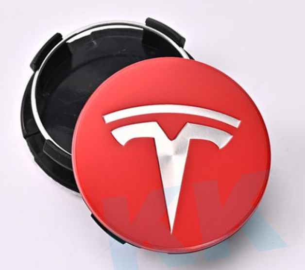 Tesla Wheel Center Caps Set of 4 – 56mm OEM Style Replacement Hub Caps for Tesla Model 3, Model Y, Model S & Model X