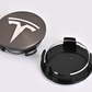 Tesla Wheel Center Caps Set of 4 – 56mm OEM Style Replacement Hub Caps for Tesla Model 3, Model Y, Model S & Model X