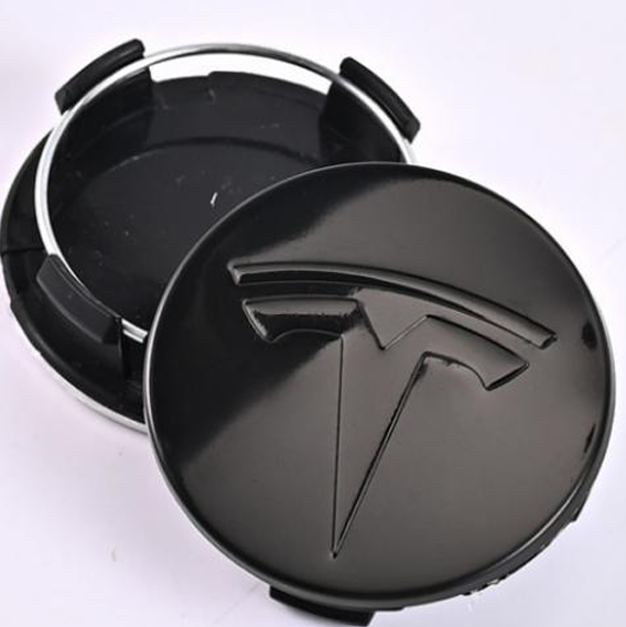 Tesla Wheel Center Caps Set of 4 – 56mm OEM Style Replacement Hub Caps for Tesla Model 3, Model Y, Model S & Model X
