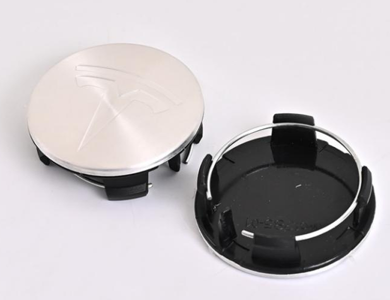 Tesla Wheel Center Caps Set of 4 – 56mm OEM Style Replacement Hub Caps for Tesla Model 3, Model Y, Model S & Model X