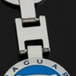 Jaguar Metal Keychain – Premium Jaguar Logo Key Ring | Black, Blue & Red | Zinc Alloy Car Keychain | 90×34mm | 44g