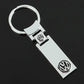 VW Metal Keychain – Premium Volkswagen Logo Key Ring | Black, Red & Blue | 88mm x 27g Car Key Chain Accessory