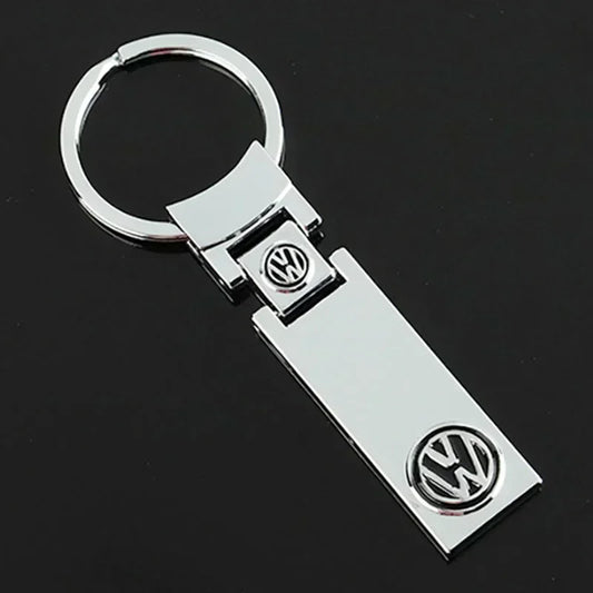 VW Metal Keychain – Premium Volkswagen Logo Key Ring | Black, Red & Blue | 88mm x 27g Car Key Chain Accessory