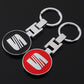 SEAT Metal Keychain – Premium Car Key Ring Key Holder for Ibiza, Leon, Ateca, Arona & Tarraco | Black & Red | 89×34mm