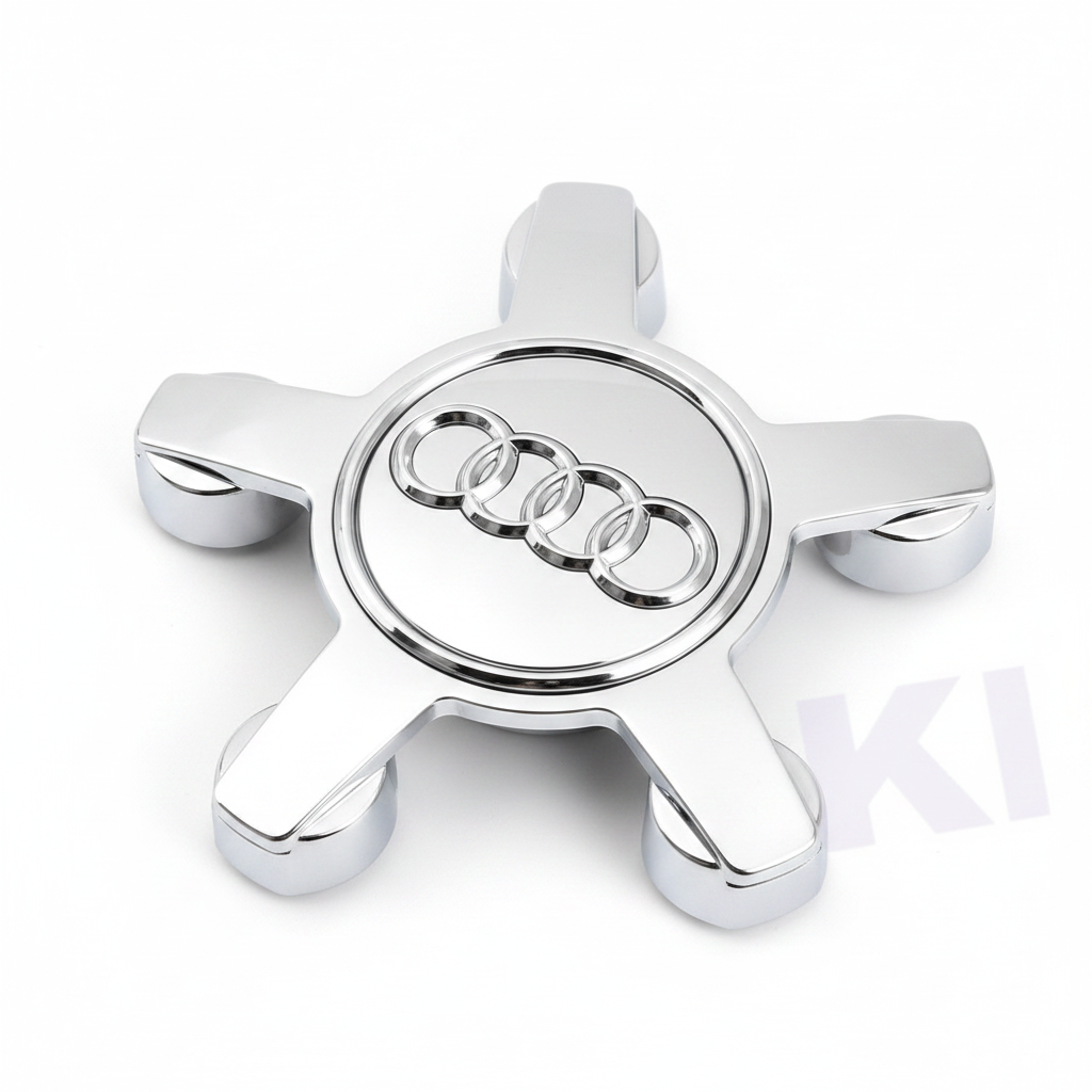 Audi Wheel Center Cap – OEM Style Logo Hub Badge 4-Piece Center Hub Badge Set