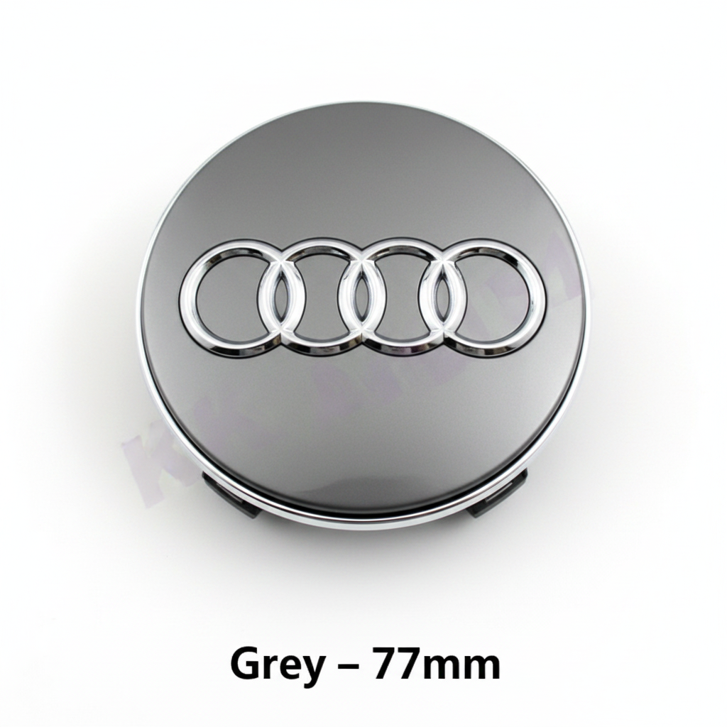 Audi Wheel Center Cap – OEM Style Logo Hub Badge 4-Piece Center Hub Badge Set