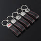 Luxury Metal Car Keychain – Audi & Mercedes-Benz Key Ring – Premium Key Holder in Black & Silver