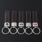 Luxury Metal Car Keychain – Audi & Mercedes-Benz Key Ring – Premium Key Holder in Black & Silver