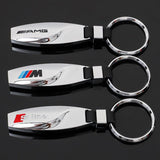 Teardrop Zinc Alloy Car Keychain – Premium Metal Key Ring for AMG, ///M & S Line – Luxury Automotive Key Holder