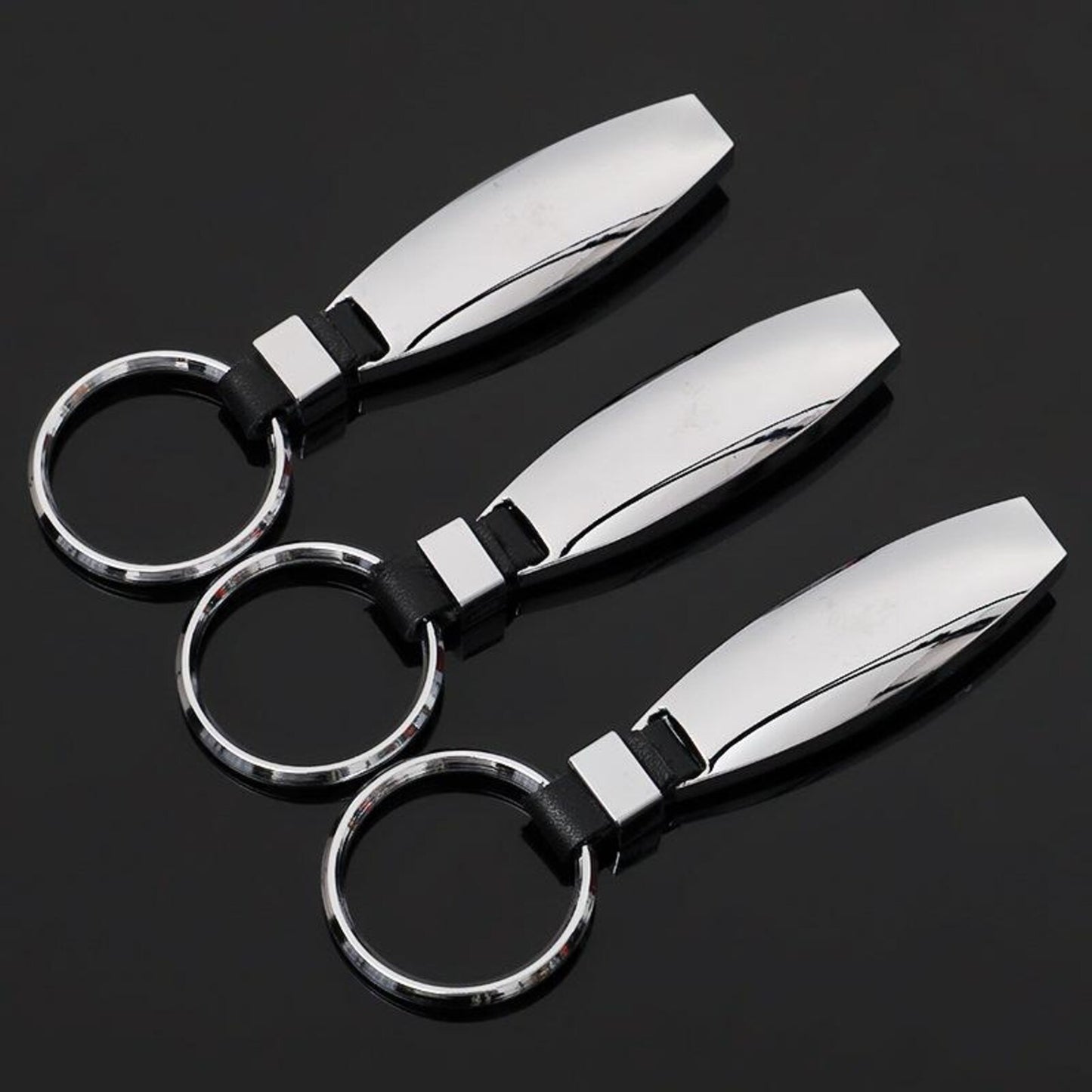 Teardrop Zinc Alloy Car Keychain – Premium Metal Key Ring for AMG, ///M & S Line – Luxury Automotive Key Holder