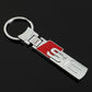 Audi Zinc Alloy Keychain – Premium Metal Car Key Ring for Audi RS, S Line, S3, S4, S5 & S6 – Heavy Duty Luxury Key Holder