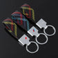 Vest Hook Silver Keychain for Mercedes AMG, BMW ///M & Audi S Line – Premium Metal Car Keyring with Quick Clip | 115mm