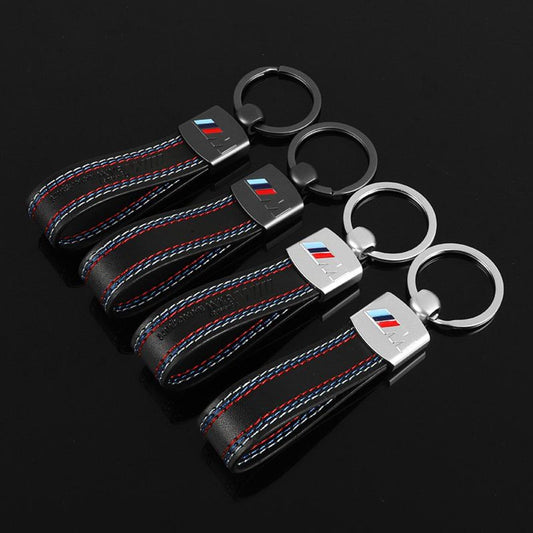 BMW ///M Obround Hook Keychain – Premium Metal Car Key Ring – Heavy Duty Luxury BMW M Key Holder