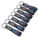 Rectangle Black Metal Keychain – Premium Car Logo Key Ring | X1 X2 X3 X4 X5 X6 X7 | 166×24mm | 38g Heavy Duty Key Chain