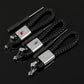 Braided Leather Rope Car Keychain – Premium Metal Key Ring for AMG, ///M & RS | 119mm | 25g Luxury Key Chain