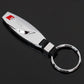 Teardrop Zinc Alloy Car Keychain – Premium Metal Key Ring for AMG, ///M & S Line – Luxury Automotive Key Holder