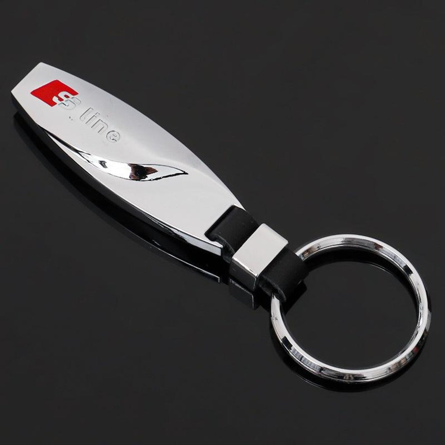 Teardrop Zinc Alloy Car Keychain – Premium Metal Key Ring for AMG, ///M & S Line – Luxury Automotive Key Holder