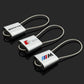 AMG / ///M / S Line Wire Rope Keychain – Premium Stainless Steel Car Keyring for Mercedes-Benz AMG, BMW M & Audi S Line | 80mm