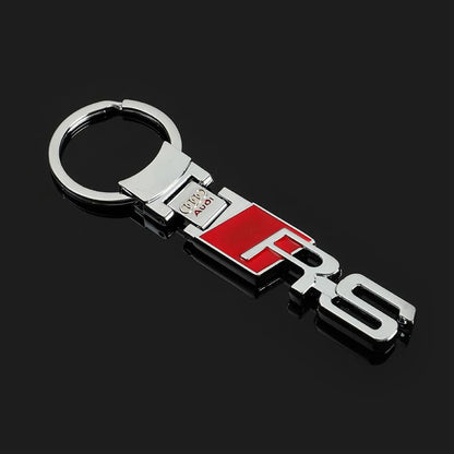 Audi Zinc Alloy Keychain – Premium Metal Car Key Ring for Audi RS, S Line, S3, S4, S5 & S6 – Heavy Duty Luxury Key Holder