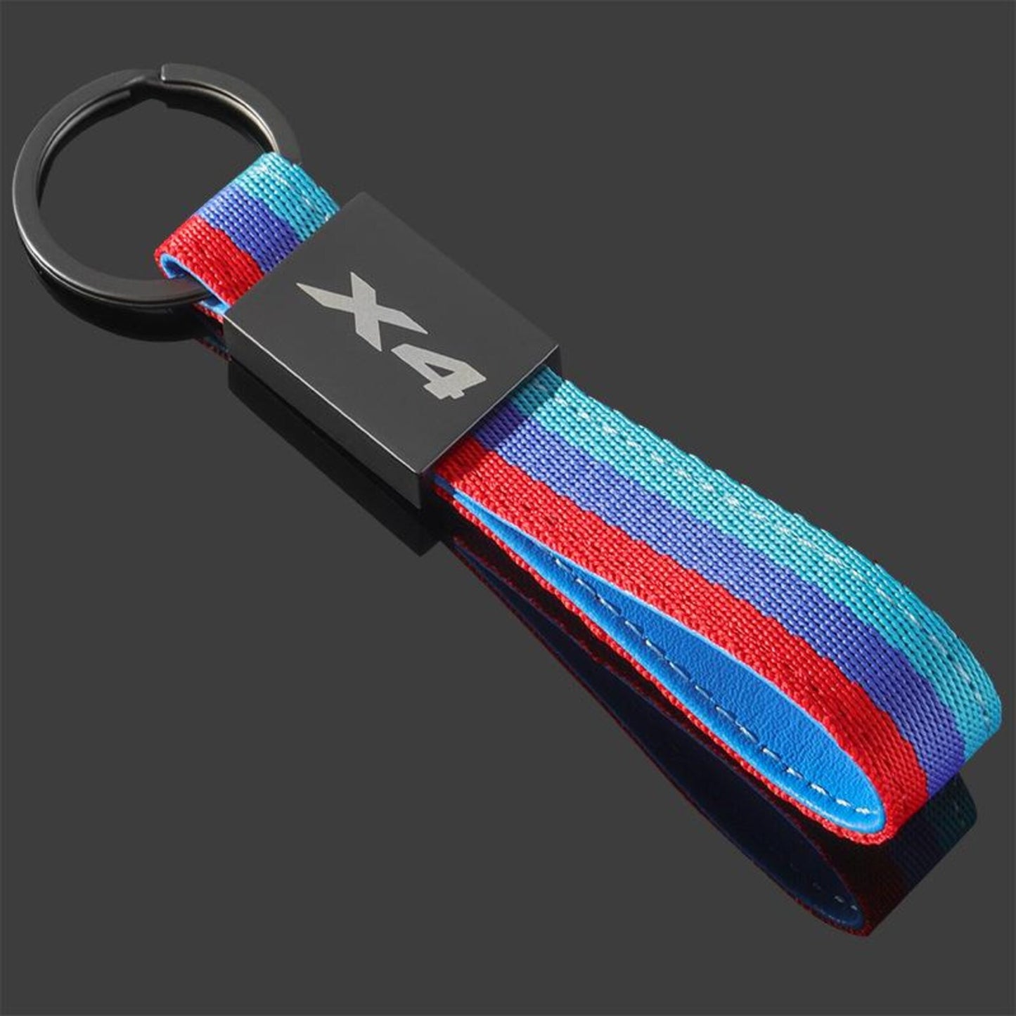 BMW X Series Black Logo Keychain – Premium Metal Car Key Ring for X1 X2 X3 X4 X5 X6 X7 – Luxury Key Holder