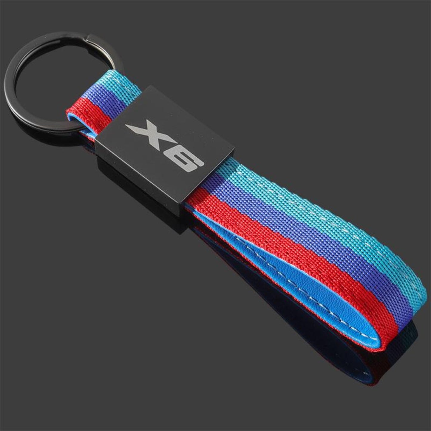 BMW X Series Black Logo Keychain – Premium Metal Car Key Ring for X1 X2 X3 X4 X5 X6 X7 – Luxury Key Holder