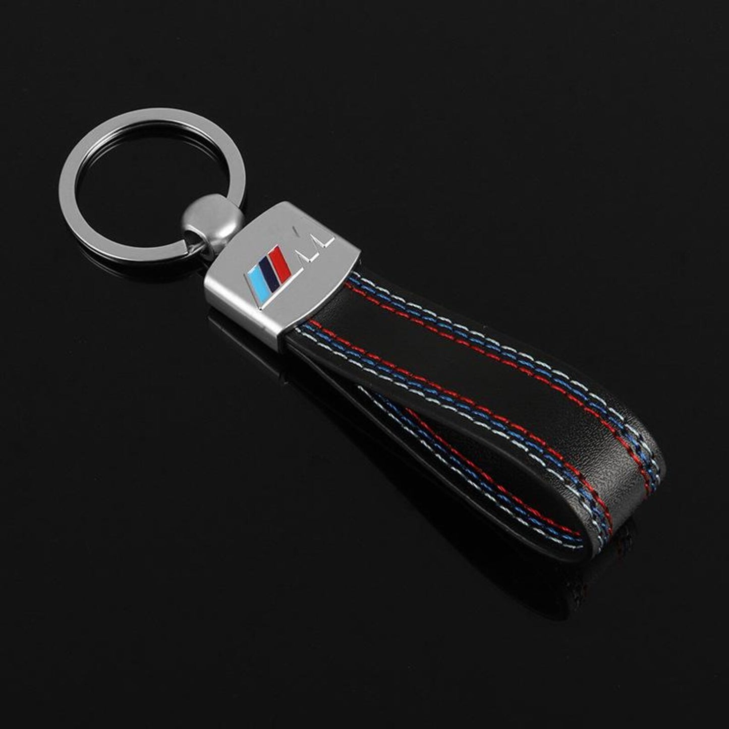 BMW ///M Obround Hook Keychain – Premium Metal Car Key Ring – Heavy Duty Luxury BMW M Key Holder