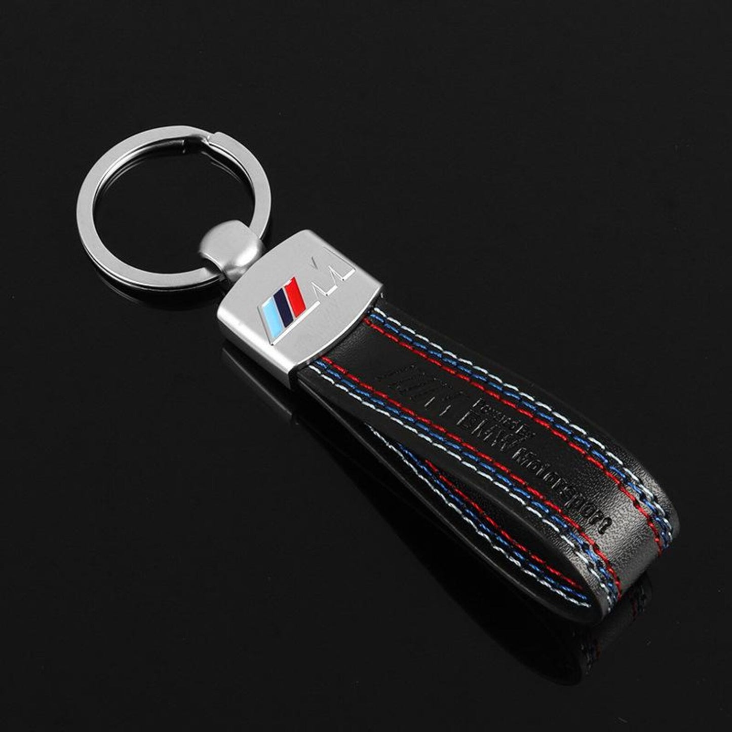 BMW ///M Obround Hook Keychain – Premium Metal Car Key Ring – Heavy Duty Luxury BMW M Key Holder