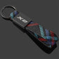 Rectangle Black Metal Keychain – Premium Car Logo Key Ring | X1 X2 X3 X4 X5 X6 X7 | 166×24mm | 38g Heavy Duty Key Chain