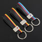 Middle Stripe Colored Tape Car Keychain | AMG, ///M & S Line Metal Key Ring | Premium Auto Keychain Gift (120mm, 18g)