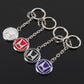 Honda Rhinestone Keychain – Premium Crystal Car Key Ring for Honda – Black, Red, White & Blue Luxury Key Holder