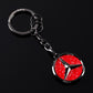 Mercedes Rhinestone Keychain – Luxury Metal Car Key Ring for Mercedes-Benz | Black, Red, White & Blue | 109mm