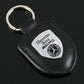 Mercedes-Benz Shield Keychain – Premium Leather & Metal Car Keyring | Black Gold, Red Gold, Black Silver & Red Silver | 85mm
