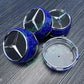 Mercedes-Benz Wheel Center Caps Pack of 4 – 60mm, 75mm, 144mm, 146mm, 154mm & 163mm OEM Style Replacement Hub Caps for Mercedes Wheels