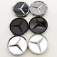 Mercedes-Benz Wheel Center Caps Pack of 4 – 60mm, 75mm, 144mm, 146mm, 154mm & 163mm OEM Style Replacement Hub Caps for Mercedes Wheels